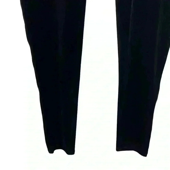 SPANX Black Velvet Tummy Control High Waisted Tights Leggings Size Large - Picture 3 of 11
